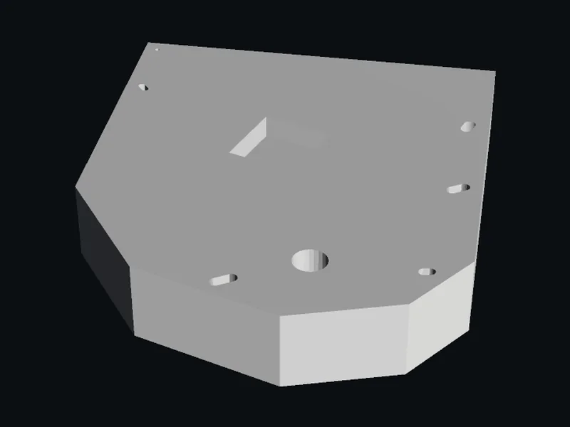 Shape panel, 12 x 12 m, generated in Unity.