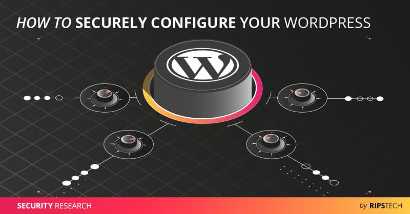 Blog header: how to securely configure your WordPress