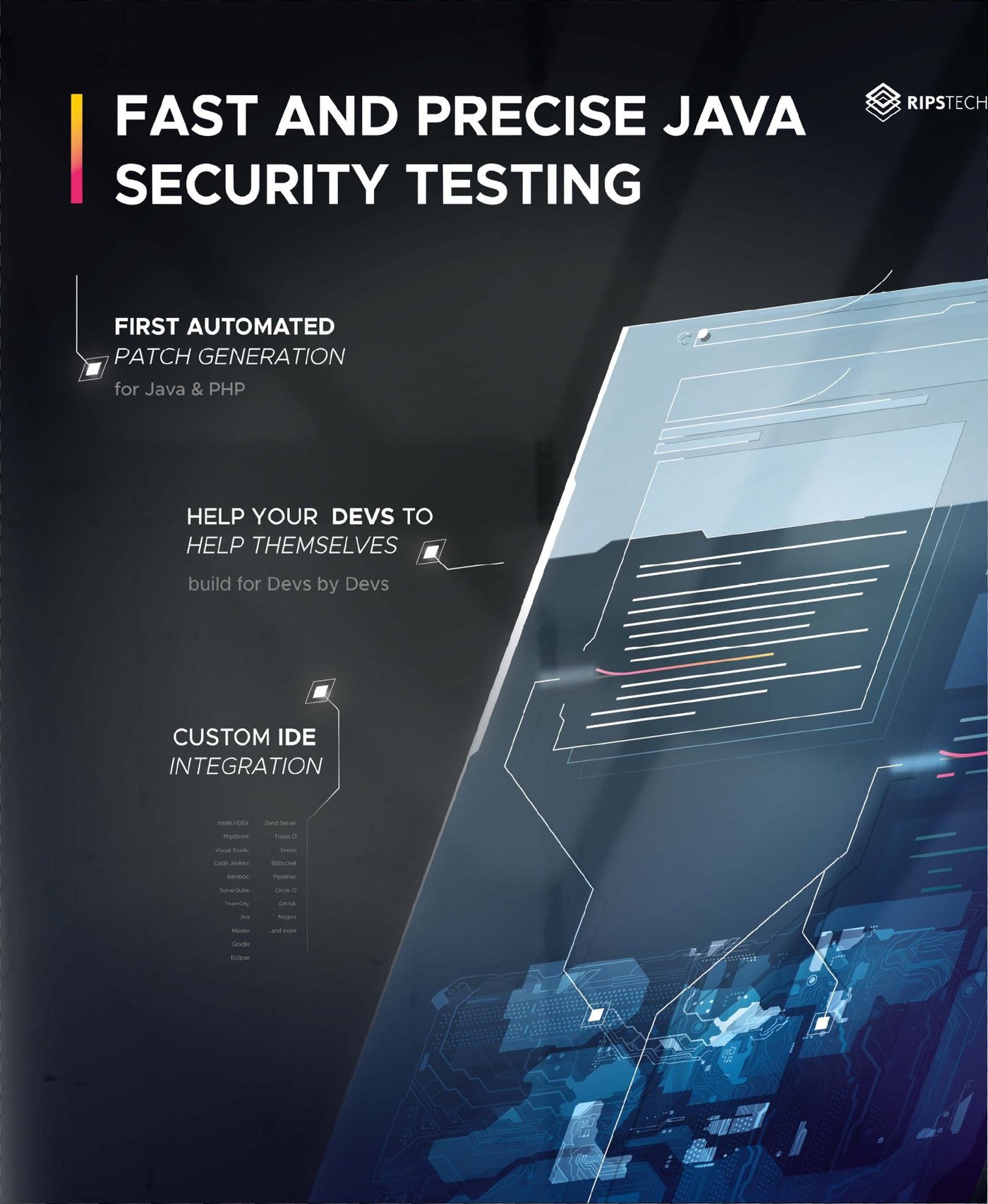 Trade fair lightbox: Fast and precise Java security testing