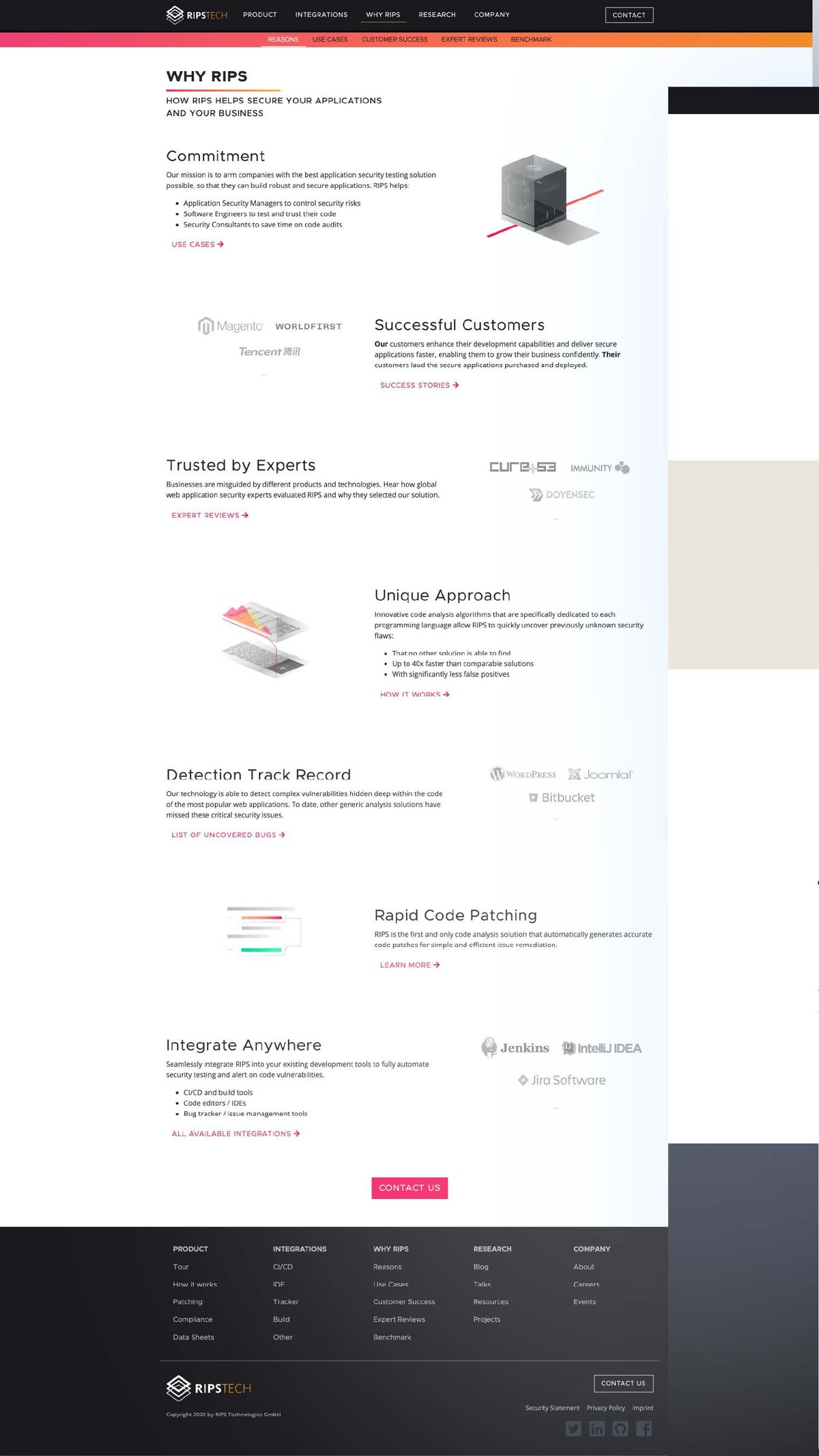 ripstech.com: Why RIPS page